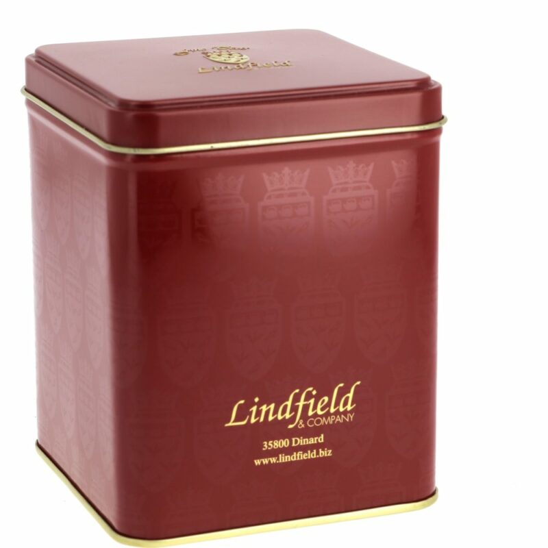Boîte à thé métal rouge“Lindfield”.