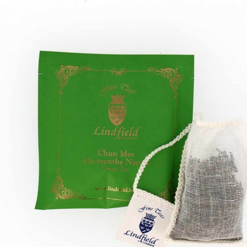 Thé vert en sachets mousseline : Chun Mee – Image 2