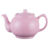 Théière rose pastel brillant Price & Kensington en céramique. Théière d'une capacité de 1,1 L ou 0,45 L soit 6 ou 2 tasses à thé. Grand choix de couleurs, avec ou sans filtre inox.