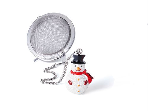 Boule à thé chaîne "Snowman"