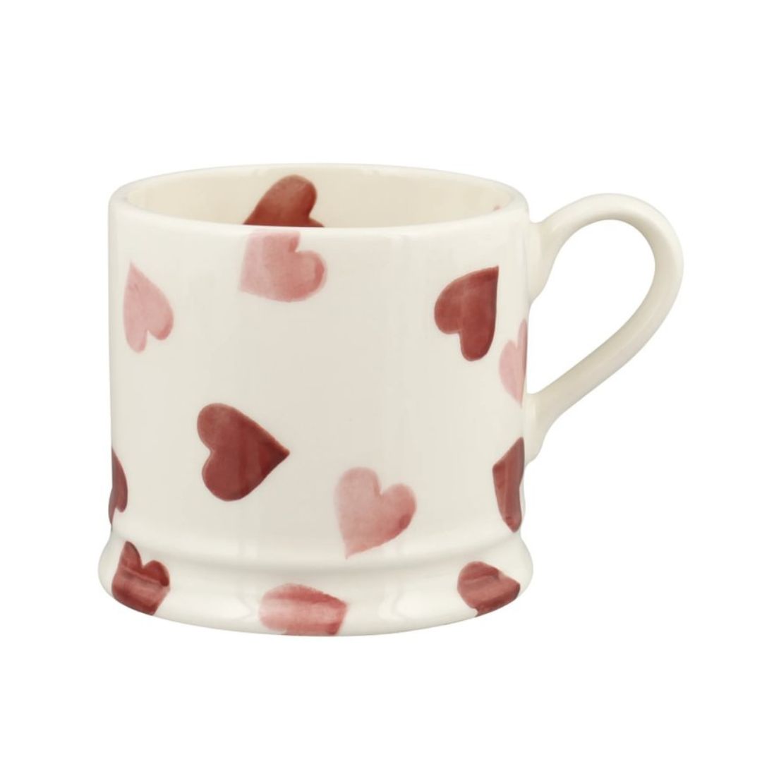 Pink Hearts Small Mug 1
