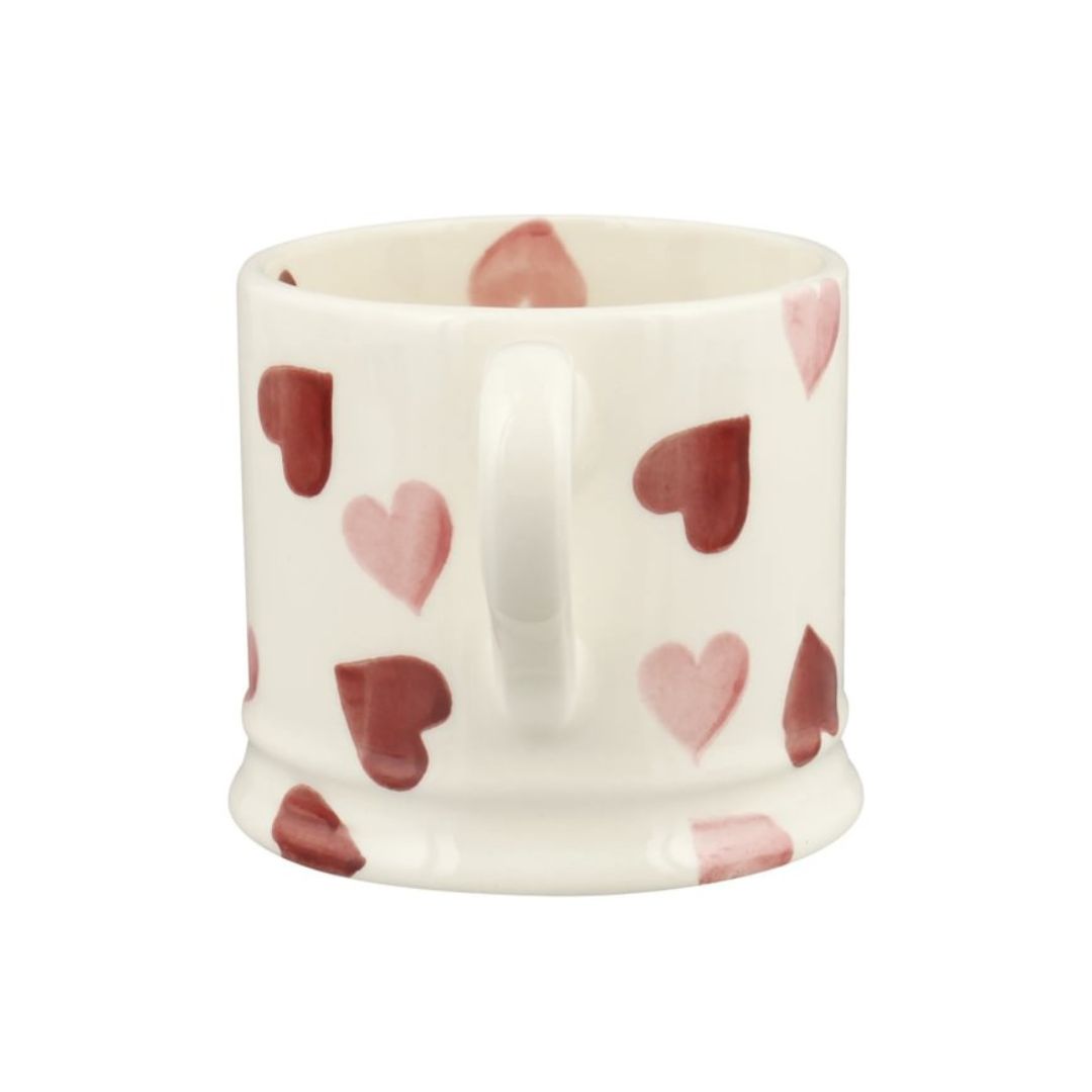 Pink Hearts Small Mug 2