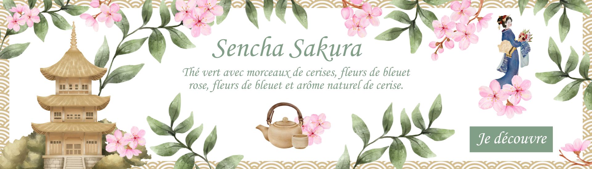 Thé Sencha Sakura